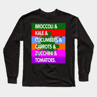 Veggie List Long Sleeve T-Shirt